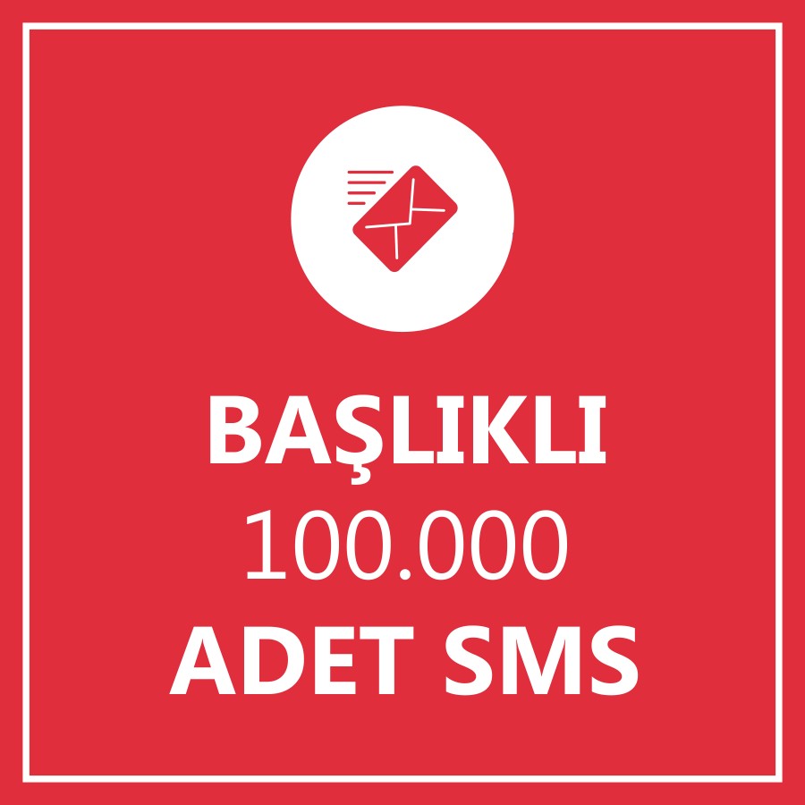 100000 Toplu SMS Başlıklı