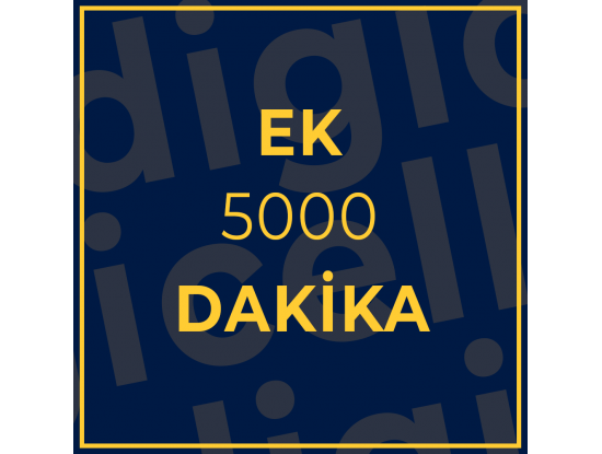 Ek 5000 Dakika Paketi
